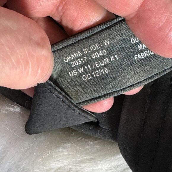 OluKai Ohana Black Crossover Slides Sz 11 - Picture 5 of 6